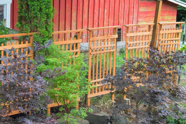 Wood Trellis Mounting in East Lansing